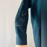 Akris Punto  BERGDORF GOODMAN BLACK LONG SLEEVE DRESS WITH LACE SLEEVES SIZE 10 Photo 2