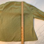 Relativity  Stretch Women's‎ XL Green V-Neck Knit Pullover Sweater Photo 6