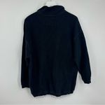 Aerie  Black Half Zip Sweatshirt Size Small Photo 5