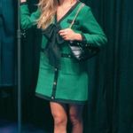 Tuckernuck Pomander Place Coco green tweed dress Size L Photo 2