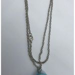 Fashion White Clouds Blue Sky Resin Ball Pendant with 23" Necklace Women Jewelry Photo 5