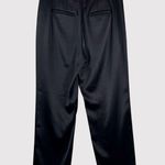 Babaton Aritzia Womens Pants Black Command Satin Straight Leg Trouser Size 6 Photo 1