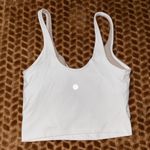 Lululemon EXCELLENT  White Align Tank Top Nulu Yoga Activewear Size 2 Photo 3