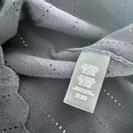 Rebecca Taylor  Black Pointelle Knit Lace Trim Mock Neck Sweater Dress Size M Photo 12