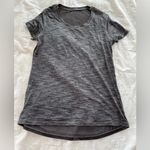 Lululemon gray & shear black T shirt Photo 0
