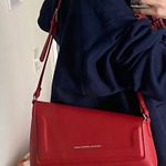 French Connection Red Shoulder Bag Photo 1