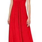 Maxi Hollow Dress Women's Size 11 Racerback Formal Dress Flowy Lightweight Red Photo 0