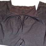 a glow  Maternity Black Pants Women’s size 10 Black Stretch Belly Band Photo 2