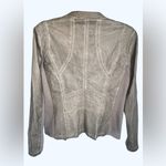 Sebby Collection jacket, distressed faux leather zip Photo 1