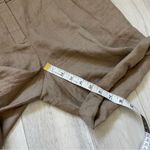 Eileen Fisher  Shorts organic linen womens Brown (size 6) breathable mom classic Photo 6