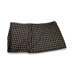 Harper Heritage  Brown Plaid Foldover faux wrap Skirt Large Photo 7