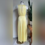 Romcom Core Butter Yellow Vintage Jumpsuit Union Made USA 70s Wide Leg Glam M Size M Photo 6