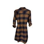Columbia  Women's Plaid Flannel Shirt Dress Belted Button Down Long Sleeve Photo 4