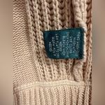 Lauren Ralph Lauren Sweater Sz XL Tan Button Up Leather Long Sleeve Cardigan Photo 4