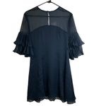 Keepsake‎ The Label Say You Will Chiffon Mini Dress In Navy NWT Large KX170121D Blue Photo 2