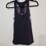 Lululemon Athletica Fitted Cut Out Tank Top Blue Photo 2
