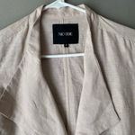 Nic+Zoe  sz XS linen zip cream blazer‎ jacket NWOT Photo 9