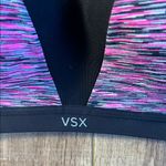 VSX Sport Women’s Cross Back Padded Underwire Sports Bra Pink & Black Photo 1