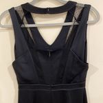 Reiss Designer Snares satin maxi dress size 0--navy lace detail Photo 5