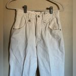 Vintage Western Roper Jeans Studded Stars Mom Fit Straight Leg Sz 2 Tall White Photo 7