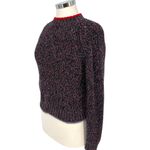 Rag and Bone  Ilana Marled Sweater Navy Blue Multicolor Crewneck Size Small Photo 4