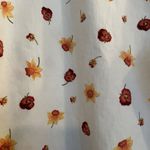 Max Mara Weekend Pants Sz US 10 Off White Autumn Floral Print Side Zip Italy Photo 2