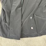 Omanti Silk Blazer Business Career Button‎ Front Jacket Black Size 12 Photo 6