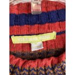 Gianni Bini  Fitted Sweater Dress M Striped Colorful Rainbow Mini Bodycon Sheath Photo 5