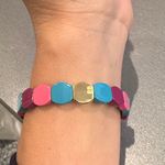 Multicolor Stretch Bracelet Blue Photo 3