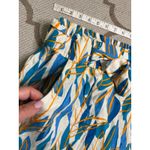 Anthropologie Calligraphie matching linen blend set, size large Blue Photo 7