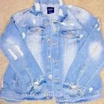 Cavalini Women’s  Ripped Jean Jacket Photo 0