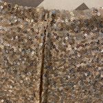 Emerald Sundae women’s Gold/pink sequined off shoulders formal dress size 15 Photo 8