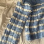 Pink Rose Cropped Blue and whites knit sweater for women size l
NWT Photo 2