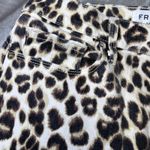 frame denim Frame Ali High Rise Cigarette Leopard Print Jeans Womens 27 Trendy Fashionable Photo 12
