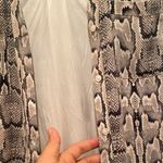 EXPRESS Beige and Black Snakeskin Dress Photo 11