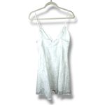 Lulus NWOT Mindful Muse White Woven Floral Burnout Skater Mini Dress Medium Photo 7