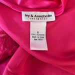 Ivy & Annabelle Intimates Red Mini Slip Dress Y2k Embroidery Lace Trim SZ SM Photo 7