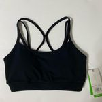 Gaiam Shine Strappy Mid-Impact Sports Bra Black Photo 2