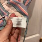 Orvis  Classic Collection Womens XL Striped Short Sleeve Button Down‎ Shirt Linen Photo 6