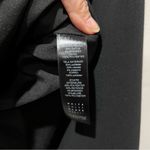 White House | Black Market WHBM Black Button-Up Bell Sleeve Peplum Jacket Size 12 Photo 3