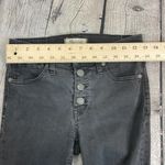 Madewell  9” Mid Rise Black Women’s Jeans Button Fly raw hem waist 25” Photo 9