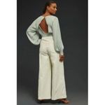 Anthropologie Pilcro White Gwen Wide Leg Corduroy Pants Photo 1