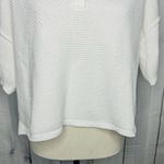 Sincerely Jules  White Crop Sweater and Short Lounge Set Knit Sz L Photo 3
