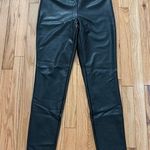 Laundry by Shelli Segal  Black Faux Leather Pants Photo 0