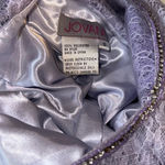 Jovani Lavender women’s Formal Evening Gown Size 8 Beaded Lace Tulle Dress Photo 14