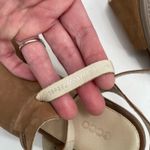 Ecco  Sandals Size 38 (US Size 7-7.5) Nubuck Leather Touch 25 Hooded Wedge Comfy Photo 8