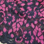 Hanky Panky ππ Cross-Dye Retro Longline Wireless Lace Bralette Navy Purple NWT Photo 7