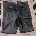 Etcetera  Black Leather Pants Photo 4