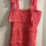 The Pants Store Pink Ruffle Tie Dress Photo 6