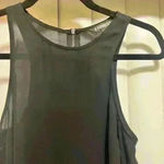 EXPRESS beautiful long black open sided shirt size XS in good condition Photo 1